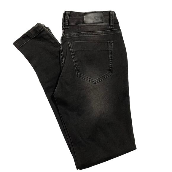 Anine Bing Double Zipper Skinny Jeans - Charcoal - 26 - Picture 14 of 16